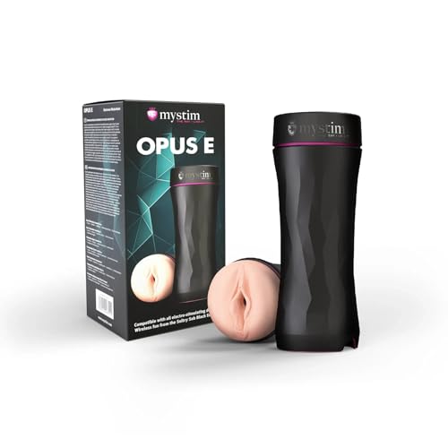 Mystim Opus E Masturbateur Noir 21,5 cm