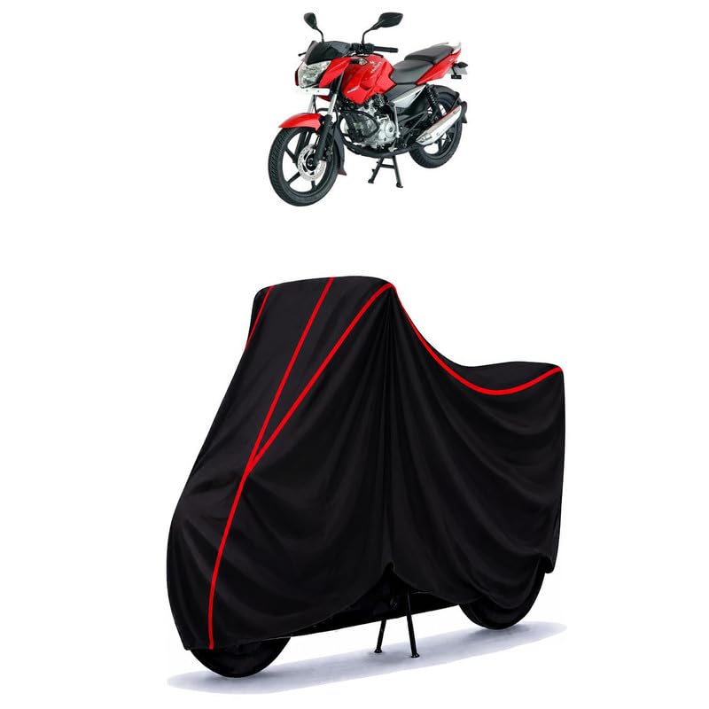Image of Bajaj Pulsar 300 Water Resistant Bike Cover for All Motorcycles & Rain | Heavy Duty Taffeta Fabric | UV Protection, Dustproof, Scratchproof | All Weather Two Wheeler Body Cover with Elastic Bottom