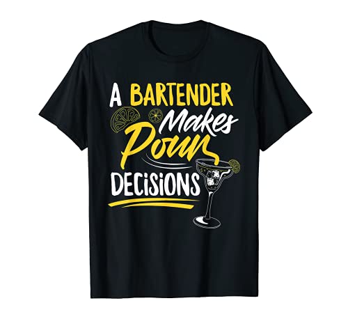 Mixología Bartending Mixologist Cocktails para un Barmender Pun Camiseta