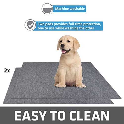 Image of Drymate 12-Pack Washable Pee Pads for Dogs (29x36), Waterproof, Absorbent, Slip-Resistant, Reusable Pet Training Potty Puppy Mats, Housebreaking, Incontinence Bed Pads, Crate, Kennel (USA Made)