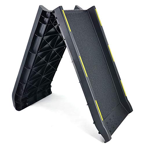 Atoz Create Bi-Fold Pet Ramp for Dogs/Cats Supports up to 200lbs, 62 in