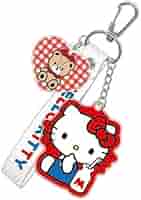 ハローキティ♡レトロ　LOVEYOU TOKYO キーホルダー　タグ付き Amazon.co.jp: ハローキティ ラメタグキーホルダー ハローキティ