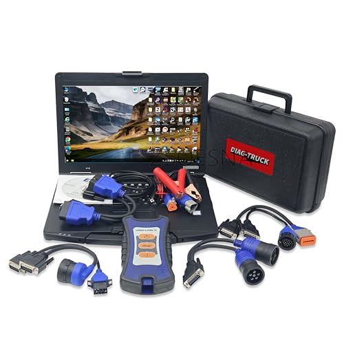 Alli-sonn Transmission Diagnostic Software with NEXIQ USB-Link 3 DOC 2025 Version Supports 1000/2000/3000/4000 Series Live Data and Prognostics (nexiq3 Laptop with All Software(CF54))