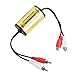 Tiiyee Ground Loop Noise Isolator, Amplifier Noise Filter for Car Audio and Home Stereo Feedback Loop Isolator Car Stereo Noise Suppressor Reducer Alternator Anti Interference Eliminate Buzzing Noise