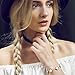 Four Leaf Clover Bracelet 18K Gold Plated Lucky Bracelets for Women Gold Bracelets White Flower Leaf Link Lucky Bracelets Jewelry Adjustable Bracelets for Women Trendy Birthday Gifts for Women