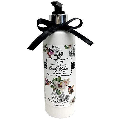 Kiss Me In The Garden Heavenly Garden Riceflower Coconut & Jasmine Scented Hydrating Moisturizing Body Lotion 8.0 ounces