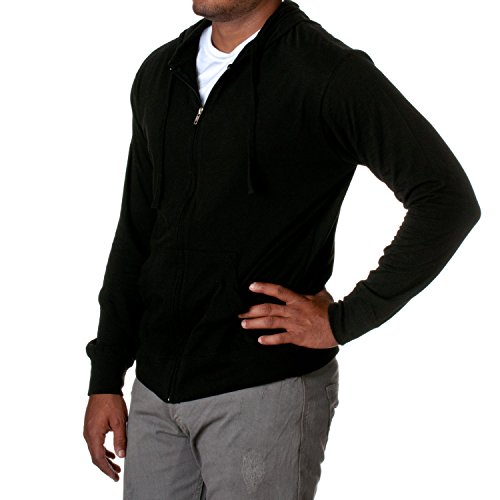 ITC Men's Lightweight Hoodie SS150JZ, Black, XX-Large3