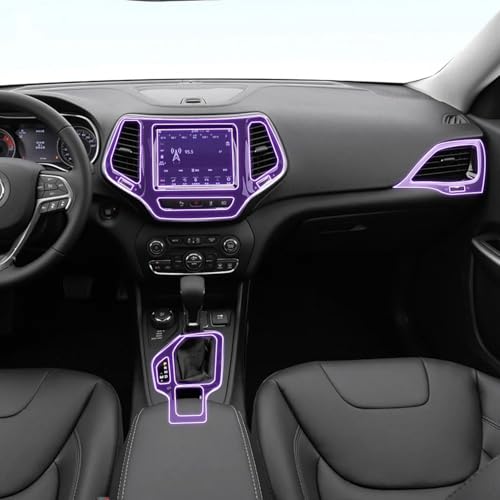 Film protecteur console Jeep Cherokee 2019-2022 finition premium