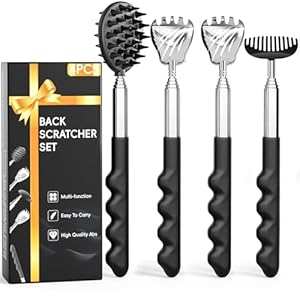 Gumry 4 Pack Versatile Back Scratch...