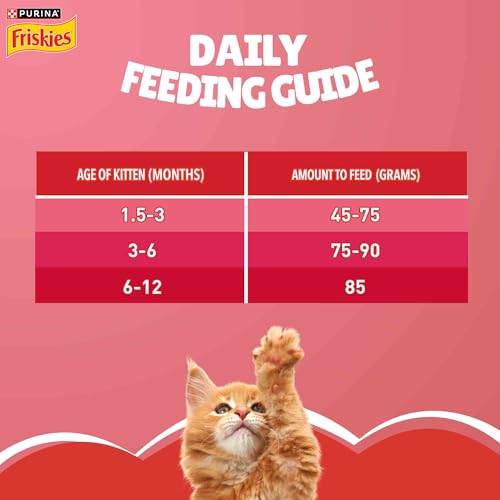 Image of FRISKIES Kitten Discoveries Kitten Food, Tuna Chicken Milk Vegetables & Whole Grain Flavours, 1kg Packet, Granule (Pack of 2)