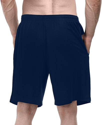 NY Threads 5 Pack Men's Athletic Shorts Quick Dry Loose-Fit Lightweight Running Workout Gym Shorts with Pockets4