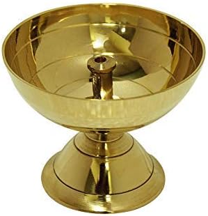 phareLamp Presents Traditional Brass Pyali Deep/Traditional Puja Diya/Pooja Oil Lamp - Piece of Six #Sr-385#Aport-385