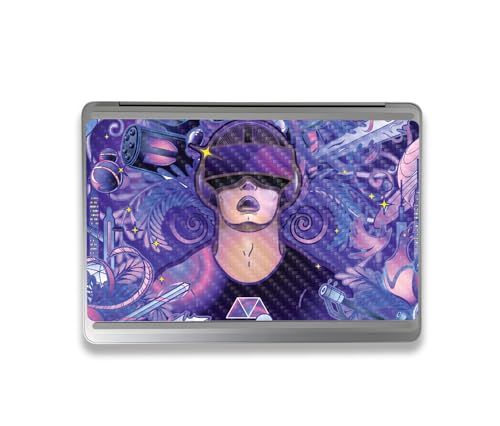 Image of MightySkins Carbon Fiber Skin Compatible with Microsoft Surface Laptop Studio 2 (2023) Full Wrap Kit - VR Dream | Protective, Durable Textured Carbon Fiber Finish | Easy to Apply | Made in The USA