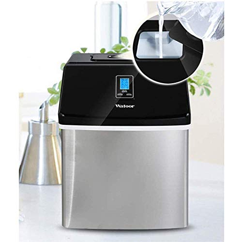 Máquina automática portátil de hielo, acero inoxidable, 25 kg/24h miniatura 4