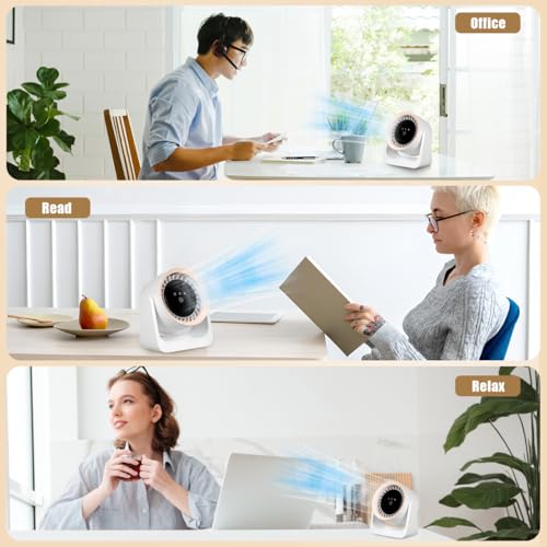 Ventilateur de bureau portable USB à vitesses réglables - 8