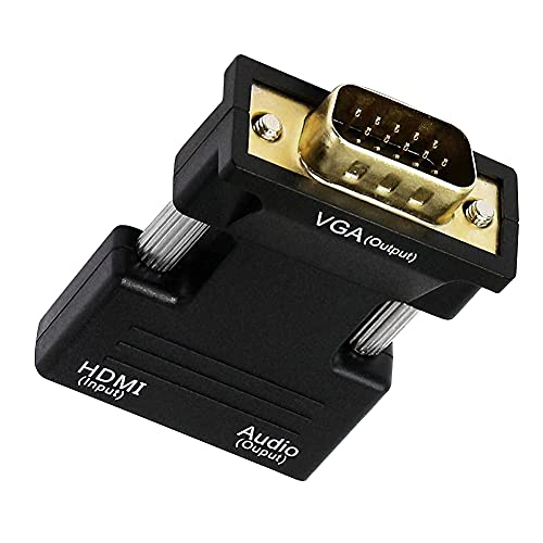 【Design Compatto e Portatile】Questo convertitore è piccolo e può essere messo in tasca. Ideale per collegare laptop e proiettore per presentazioni aziendali o estendere lo schermo del desktop a un monitor o a una TV. Questo è un gadget indispensabile per gli uomini d'affari!