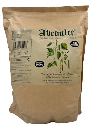 'Abedulce Azúcar de Abedul Premium - Edulcorante Natural IG7 Sin GMO - Ideal Diabéticos 6kg