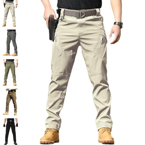 Rugstor Flexcamo - Tactical Waterproof Pants, Men’s Flex Camo Cargo Pants, Lightweight Waterproof Quick Dry Tactical Pants