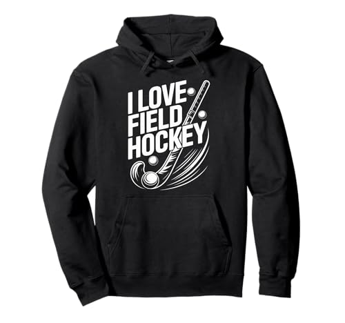 Gráfico I Love Hockey Sport Passion Sudadera con Capucha