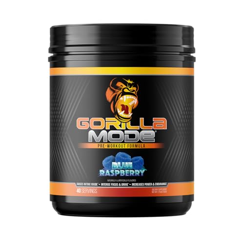 Image of Gorilla Mode Pre Workout - Massive Pumps |792g (Blue Raspberry)