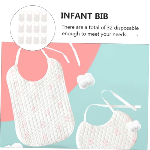 YARNOW 32pcs Boys and Girls Bibs Insulated Bandana Drool Bibs Boy Girl Towel for3