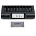 Powerex MH-C980 Turbo Charger Analyzer for AA/AAA Batteries with Bonus Cloth (New 2019 Model)