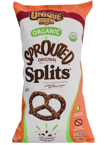 Unique Snacks Sprouted Splits Pretzels