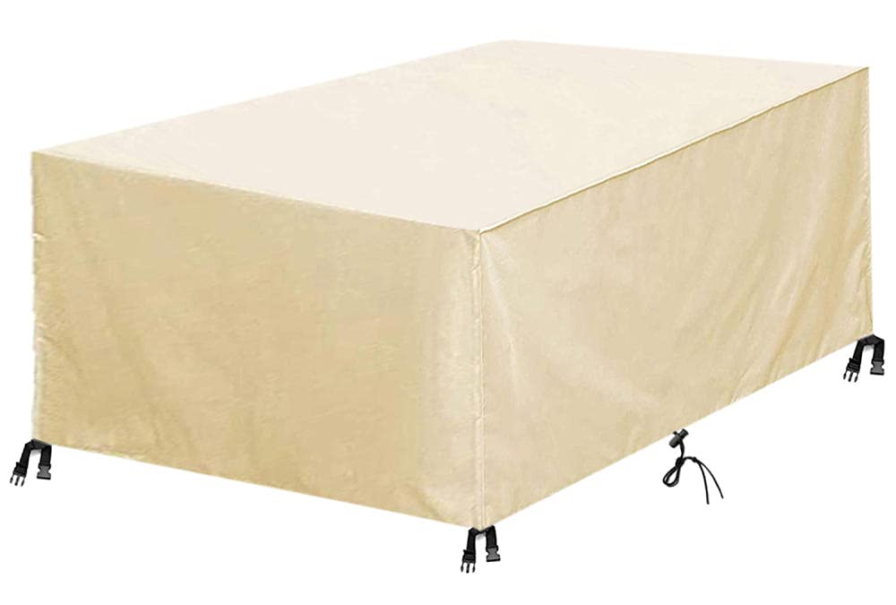 Copertura per Mobili da Giardino,420D Oxford Telo Impermeabile Anti-UV Antivento, per mobili da giardino, sedie, tavoli