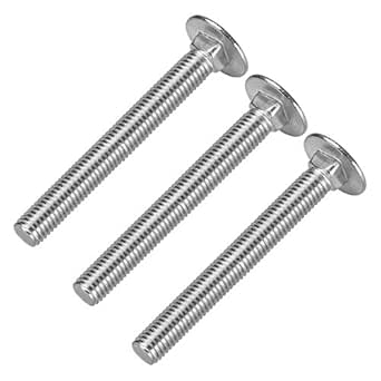 M8 X 45mm Carriage Bolt Kit, 8 Set Includes Washers And Nuts - Zinc Plated - View #2