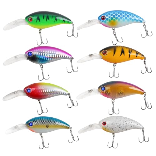 8-Piece Crankbait Lures Kit