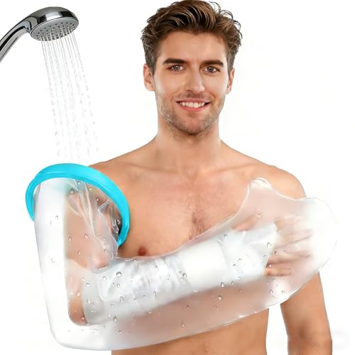 Opiniones de Manga Impermeable al mejor precio. 43 Cubierta Impermeable para Brazo para Ducha y Baño, Protector Impermeable para Brazo de Adulto, Manga de Bano para Brazo para Banarse con Heridas/Vendajes/Fracturas/Tatuajes para...