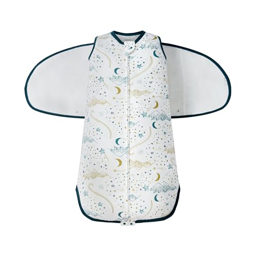 Image of Nest Designs Swaddle Sleep Bag | Baby Sleep Sack with Detachable Swaddle Wings | 0.25 TOG
