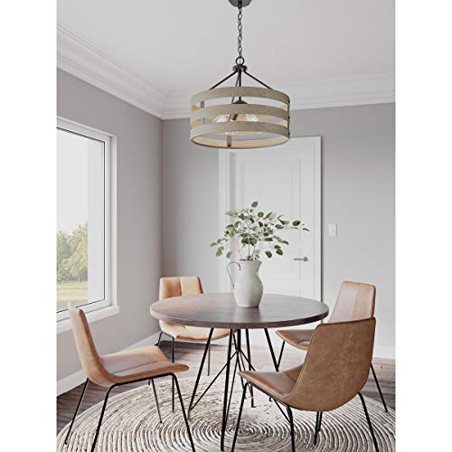 Image of Gulliver Collection 4-Light Coastal Pendant Light Graphite