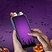 Eagyrosi Ghosts Mystery Phone Buddy - 2 Pcs Halloween Ghost Phone Charms, Fun Accessory for All Mobile Phones, for Halloween (Milk and ice cream)