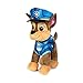 PAW Patrol The Movie der Film versch. Plüsch Figuren 27cm Chase, Marshall, Liberty, Skye, Rubble, Rocky, Zuma, Kuscheltier ORIGINAL Lizenzware für Kinder, Braver Than Ever - Kinofilm 2021 (Chase)