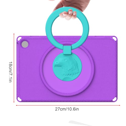 Étui antichoc pour tablette 11 pouces avec poignée et support violet - 6