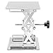 JOIKIT 2 PCS 8 x 8 in Stainless Steel Lab Jack Sicissor Stand, 85mm to 280mm Expandable Lab Lift Table Platform, Load Bearing 15kg/33lbs