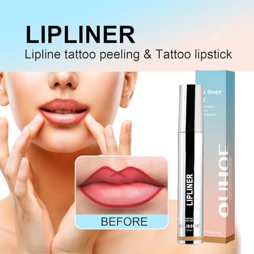 3PCS Peel Off Lip Liner Stain, Light Brown/Dark Brown/Burgundy Long Lasting Tattoo Lip Liner Stain,Matte Peel Off Lip Liner,Infused with Hyaluronic Acid & Vitamin E - Image 6
