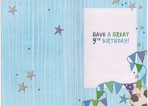 Birthday Card for Nine (9) Year Old Boy - Greetings