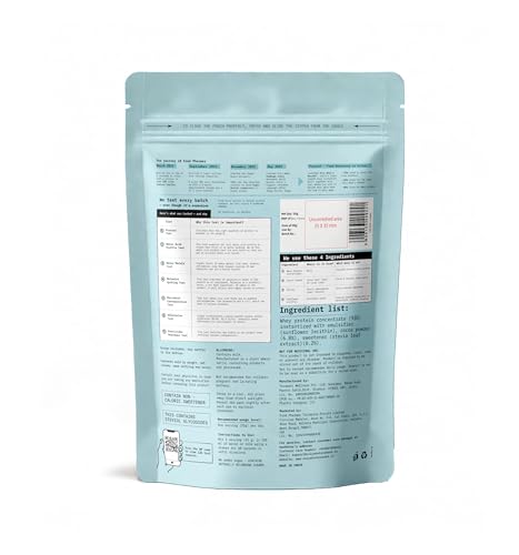 Image of ONLY WHAT'S NEEDED By Food Pharmer - OWN Cocoa Edition | Whey Protein Concentrate 1kg | 24g per scoop | No Added Sugar | No Added Flavours | No Added Artificial Sweeteners | No Added Colours | Lab Tested