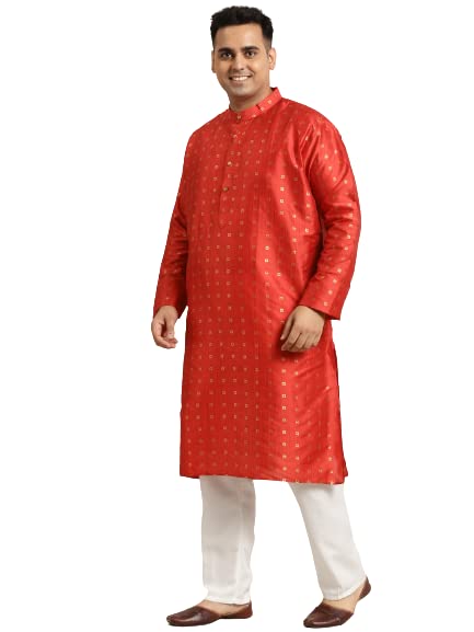 Image of SOJANYA (Since 1958, Men's Silk Blend Grey Kurta Pyjama & Silk Blend Jacket Combo