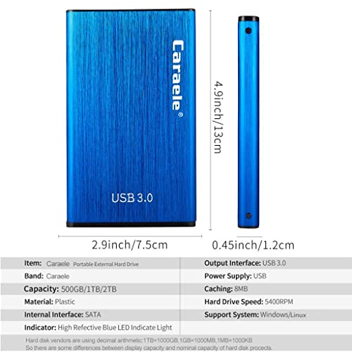 Image of External Hard Drive Disk Storage Devices 2.5'' USB3.0 SATA 500GB | Computers /Tablets & Networking | Drives, Storage & Blank Media | Hard Drives (HDD, SSD & NAS)