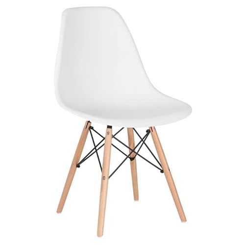Cadeira Charles Eames Dkr Design Eiffel - Branca