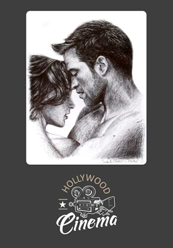 Hollywood Cinéma: Les fans de cinéma aiment ce carnet de notes ligné ! 108 pages fantaisie ambiance romantique, idée cadeau originale et rétro