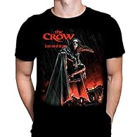 TEE FOR A REAL FAN - Featuring a print inspired by a 1994 American superhero film directed by Alex Proyas, this t-shirt is a true fashion statement or a way for all the fans to express their love for their favorite horror movie. It's a fun and stylis...
