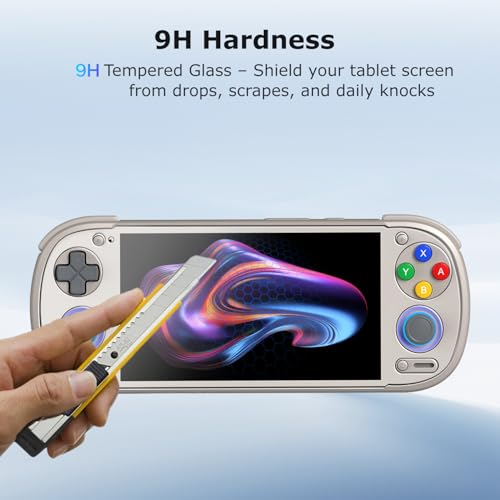 Finis les reflets et rayures : Lot de 3 films protection TPU 6H pour console retro - 5