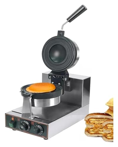 Fabricante de hamburguesas, prensa eléctrica antiadher, Control de temperatura de 50 a 300°C, temporizde 5 minutos, acero inoxidable, estilo moderno