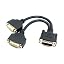 Black DMS-DVI+DVI