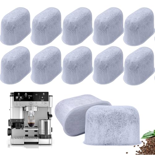 Image of Water Filter Inserts for Ninja Luxe Cafe Accessories, Charcoal Water Filter Coffee Filter Replacement Fit for Ninja Espresso Machine (12 PCS)