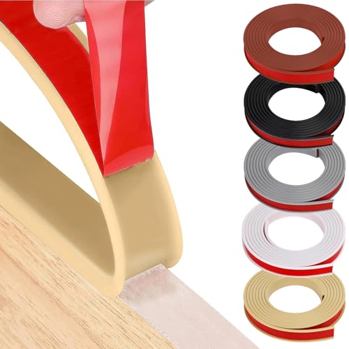 HeiPen Bande de bord de meuble autocollante en forme de U - 15 mm x 3 m - En TPE flexible - Protection des bords pliable - Pour les bords d'armoire, les...